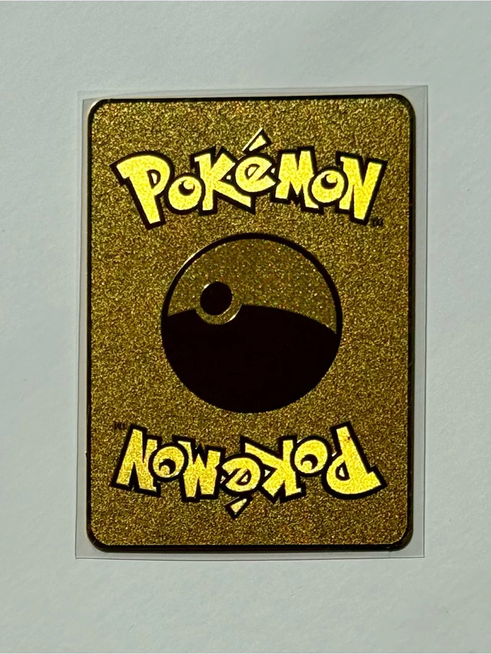 Thicc Charizard HP120 Gold Metal Pokémon Card-Collectible Novelty Gift Display！